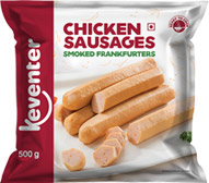 Keventer Chicken Smoked Frankfurters 500 gm