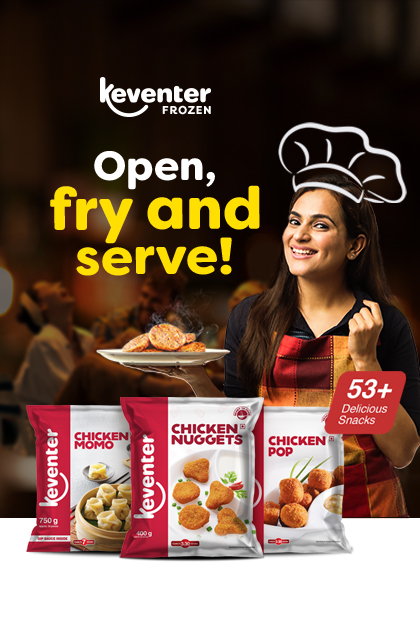 Keventer Frozen Food - Open, Fry & Serve