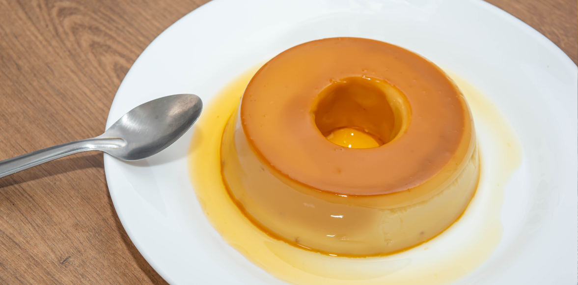 Coconut milk pudding