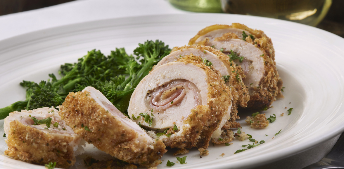 Mozzarella chicken banner