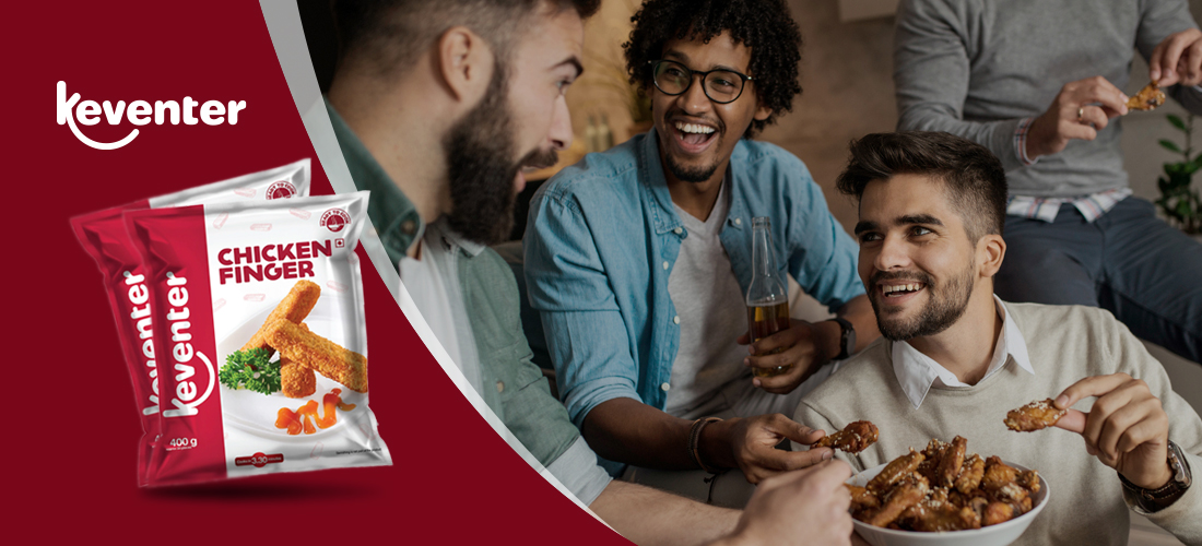 Delicious Keventer crispy chicken fingers for party
