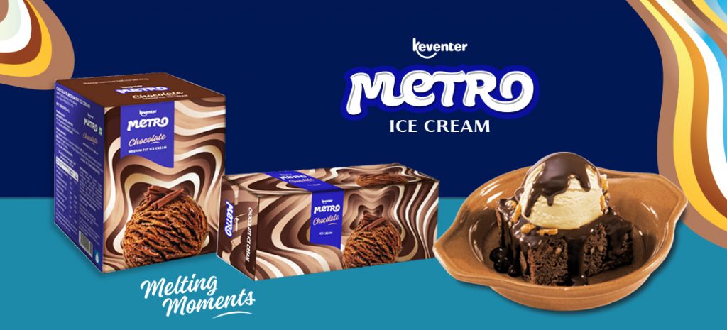 How do you pair chocolate ice cream with cakes for dessert?