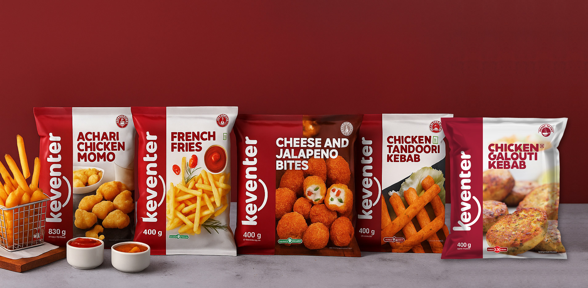 >Packaged Food - Ready-to-cook, anytime snacks