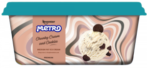 Keventer Metro Chunky Cream and Cookies Premium Tub