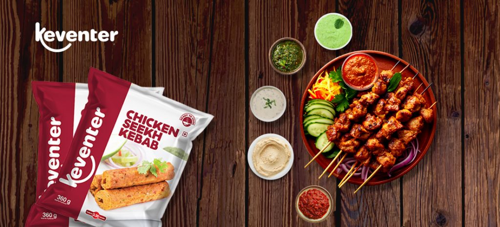 What sauces go well with chicken seekh kebab?