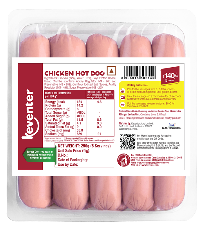 Eatsy Chicken Hot Dog