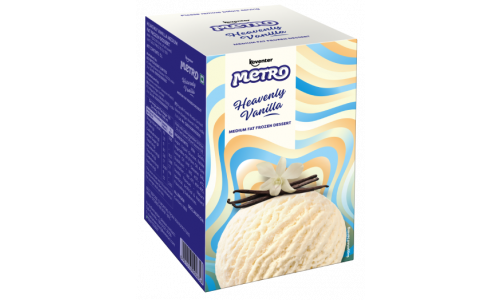 Keventer Metro Heavenly Vanilla 5L Gallon Packs