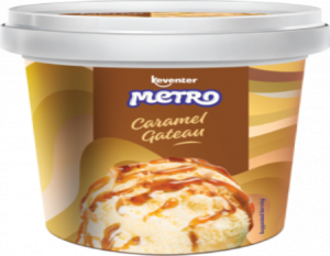 Keventer Metro Caramel Gateau Premium Cup