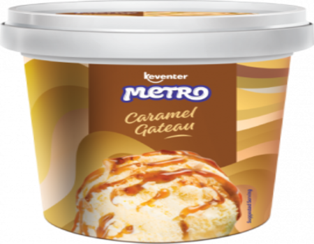 Keventer Metro Caramel Gateau Premium Cup
