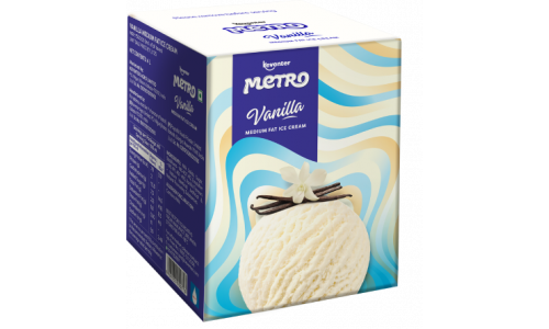 Keventer Metro Vanilla 4L Gallon Packs