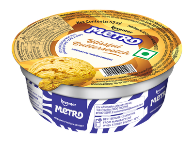 Keventer Metro Blissfull Butterscotch 55ml Cup