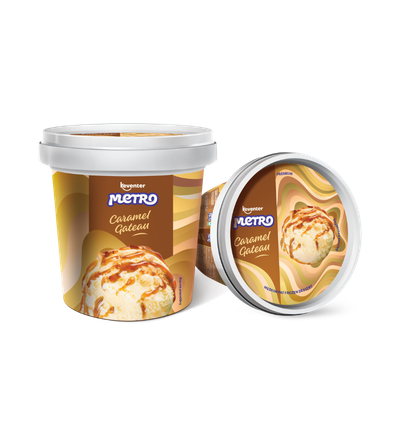 caramel gateau cup