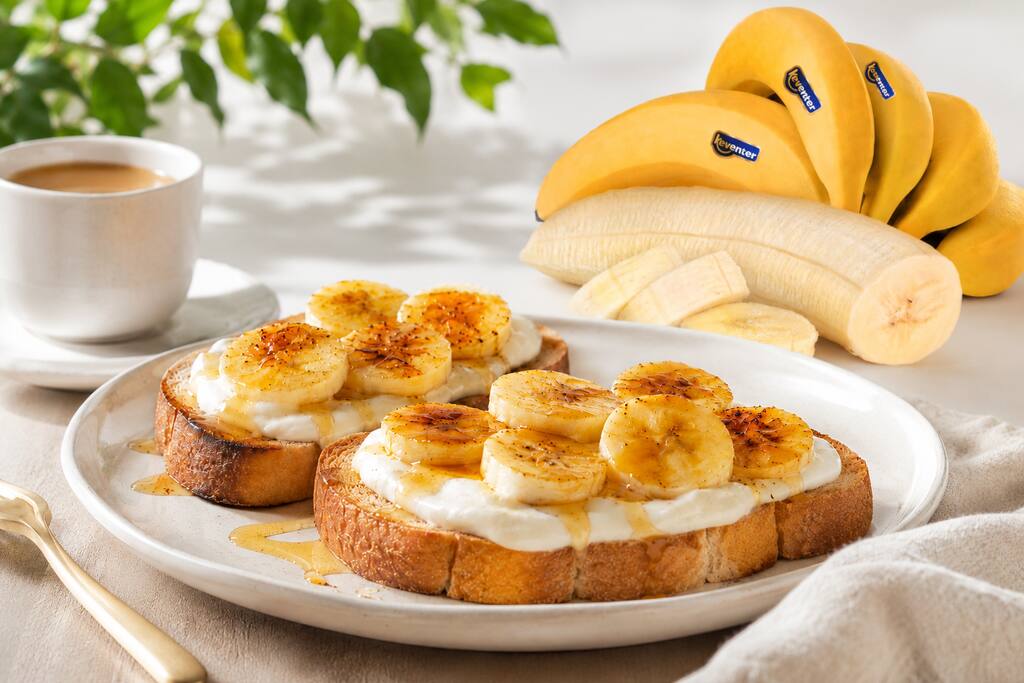 Caramelised Banana Yogurt Toast