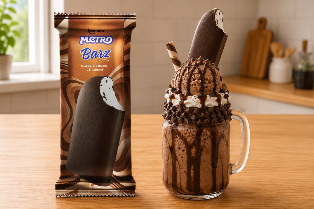 Keventer Metro Classic Choco Bar Ice Cream 70ml
