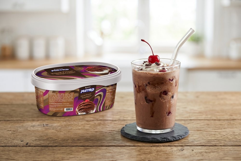 Keventer Metro Black Forest Temptation Medium Fat Frozen Dessert