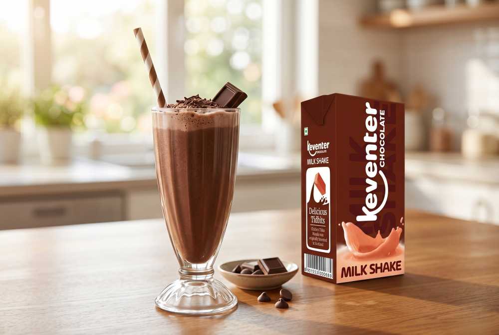 Keventer Chocolate Milkshake 150ml creamy ready to drink milkshake