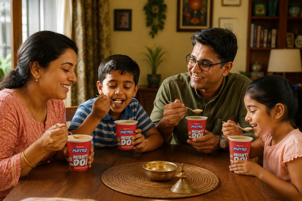 Metro Dairy Mishti Doi: Creamy Bengali Sweet Curd for Everyday Dessert