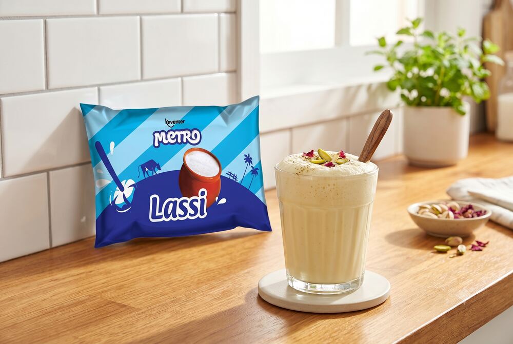 Keventer Metro Normal Lassi 150ml thick creamy sweet ready to drink lassi