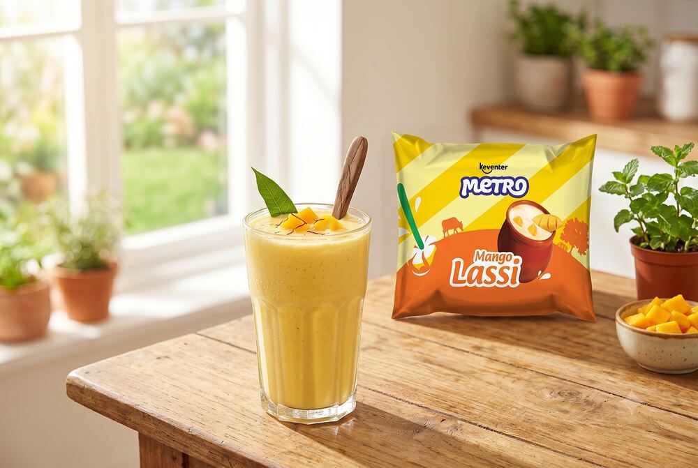 Keventer Metro Mango Lassi 150ml creamy yoghurt based mango lassi
