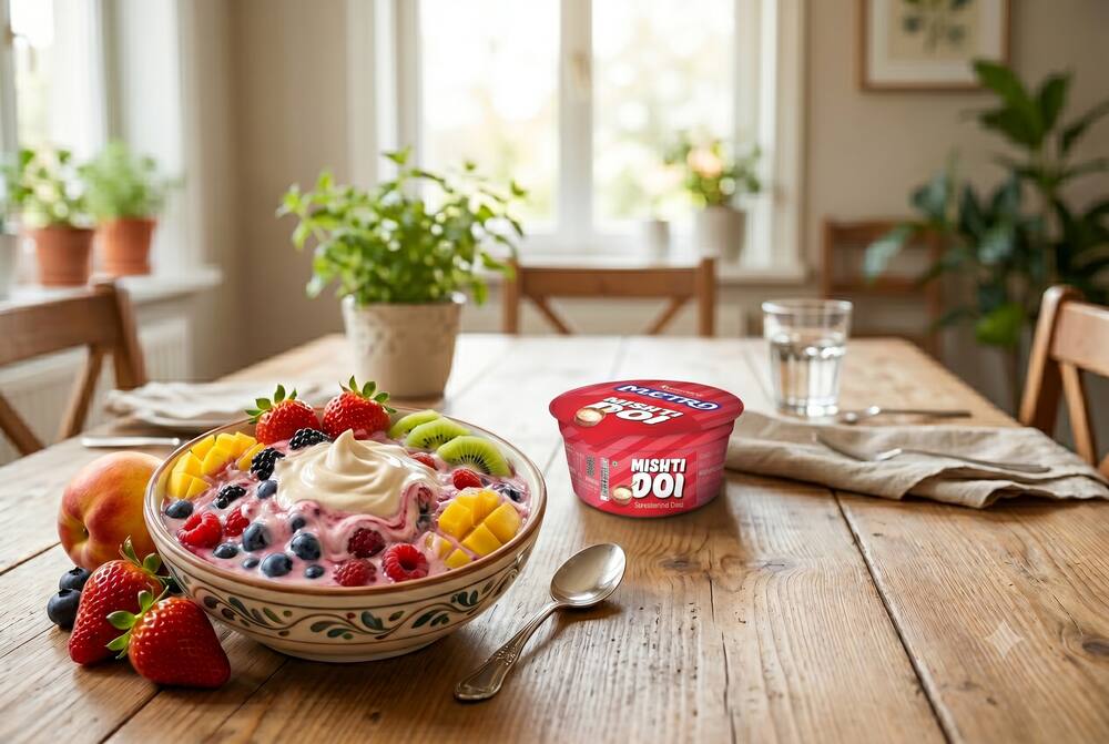 Keventer Metro Mishti Doi 80g thick creamy sweetened dahi