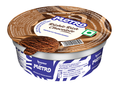Keventer Metro Richie Rich Chocolate 55ml Cup