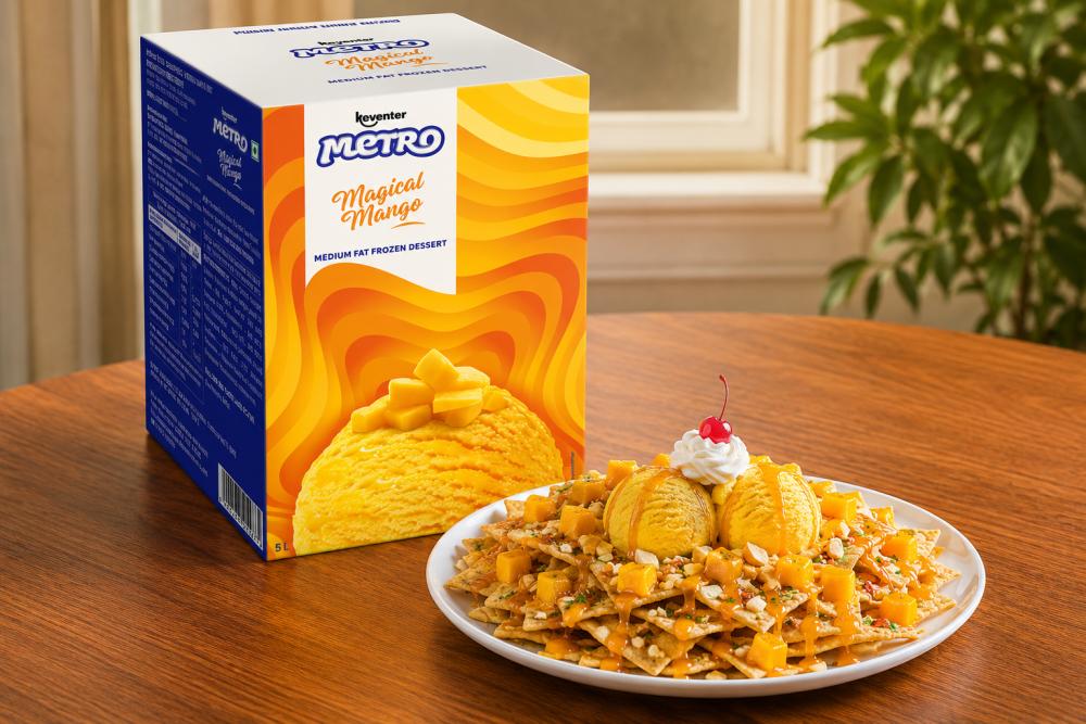 Keventer Magical Mango Medium Fat Frozen Dessert 5L