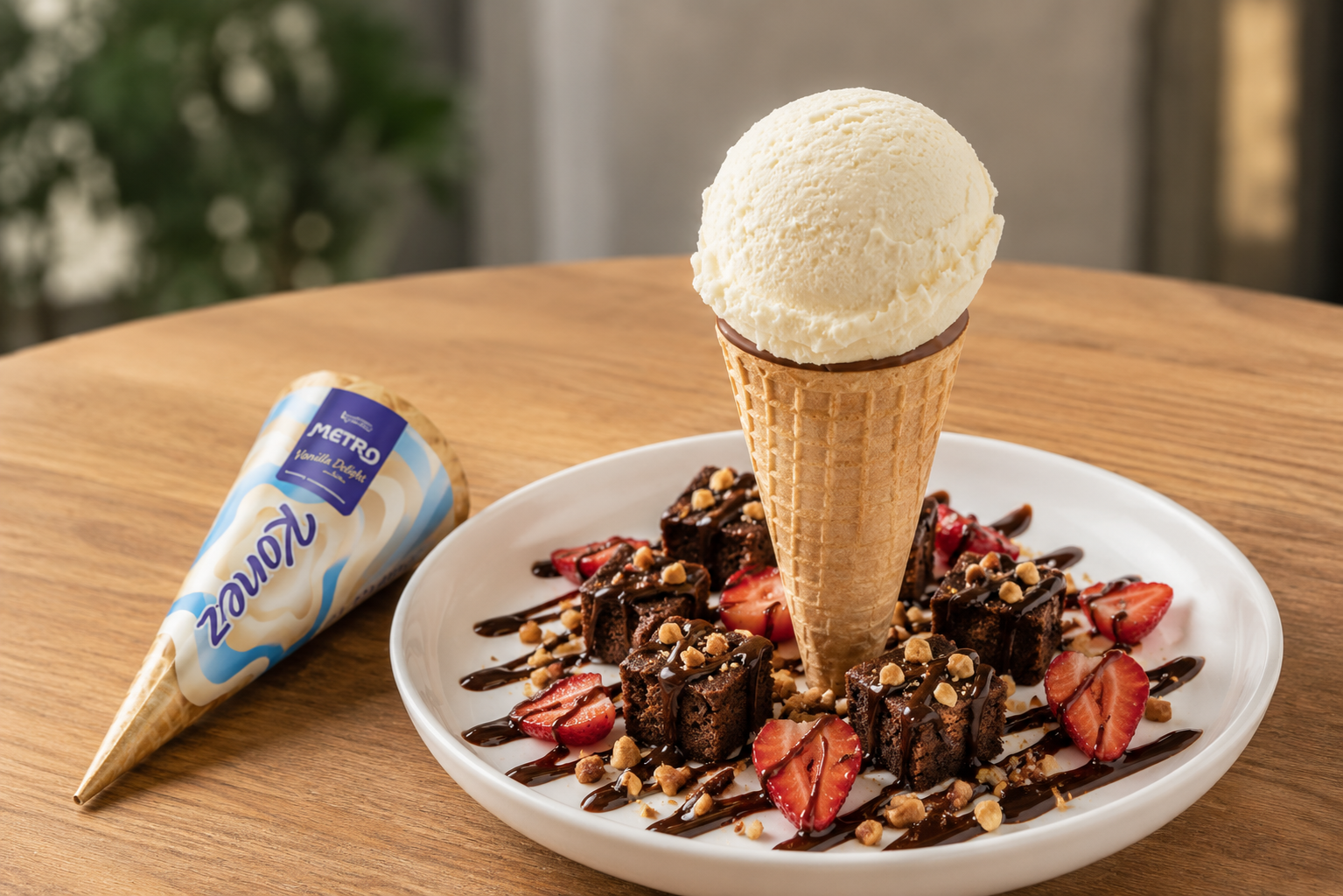 Keventer Metro Vanilla Delite Konez Medium Fat Frozen Dessert 40ml