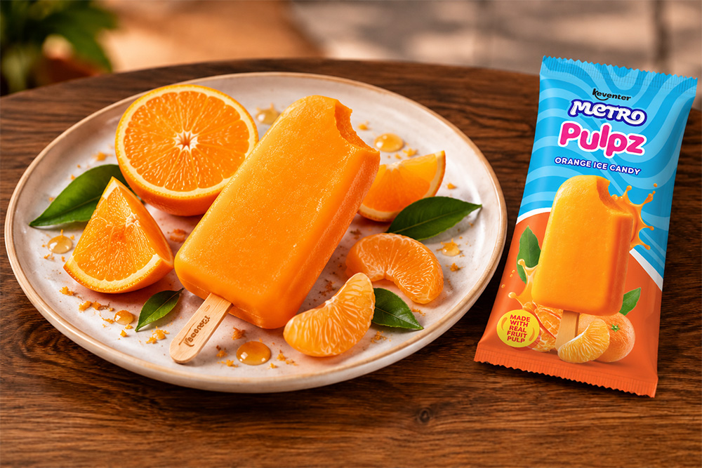 Keventer Metro Pulpz Orange Ice Candy 55 ml